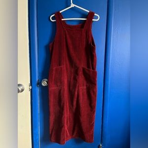 Corduroy dress